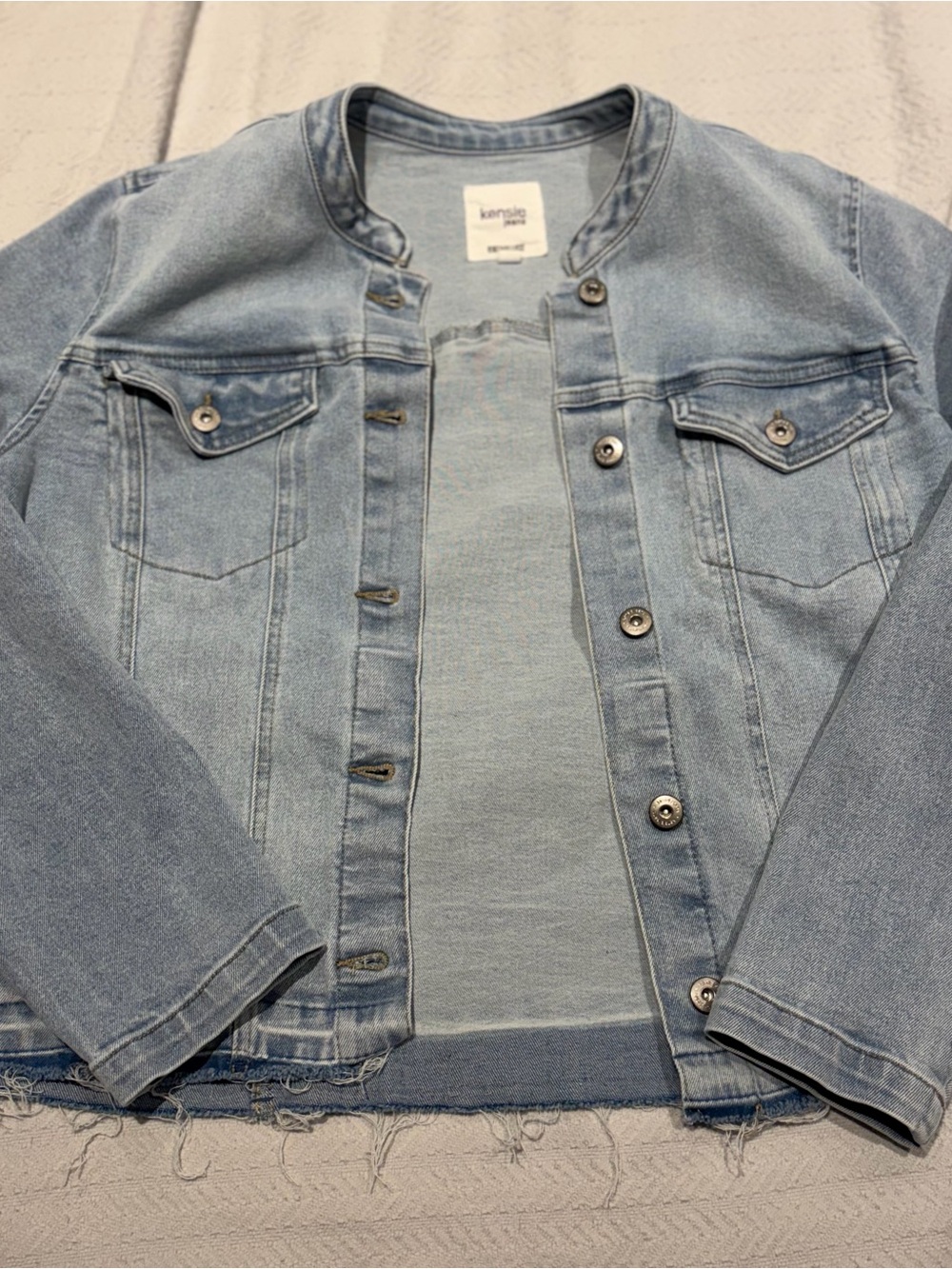 Kenzie Denim Jacket in Light Blue Women’s Size XL